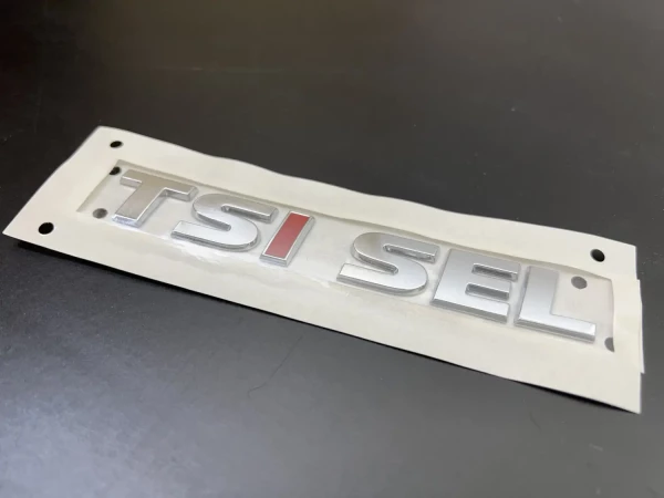 TSI SEL lettering chrome logo emblem VW Audi Seat and more