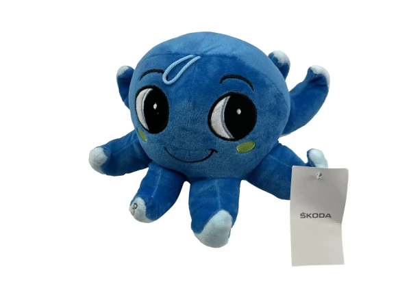 Octopus soft toy Skoda Octavius cuddly toy blue