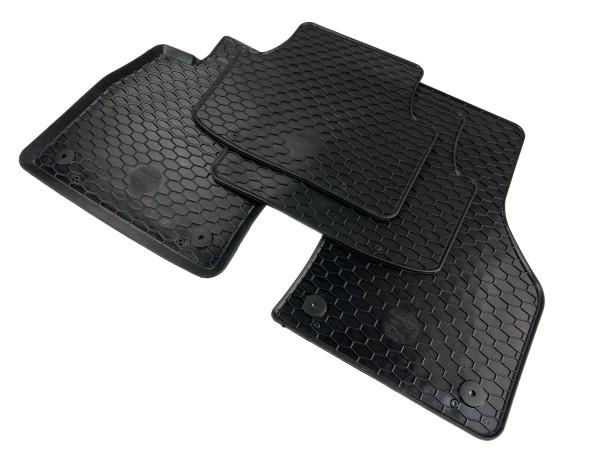 VW Golf 8 Variant rubber floor mats Rubber Plus black