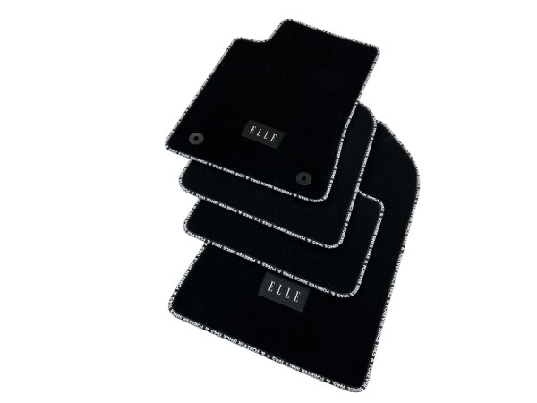 Citroen C3 floor mats velour black Elle special model