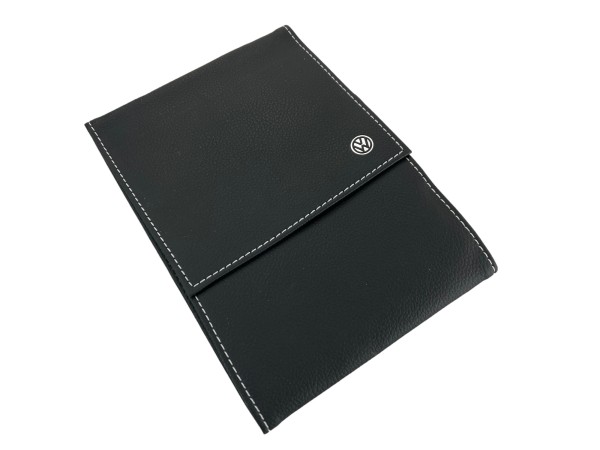 VW Bordmappe Servicemappe schwarz silber Buch Bordbuch