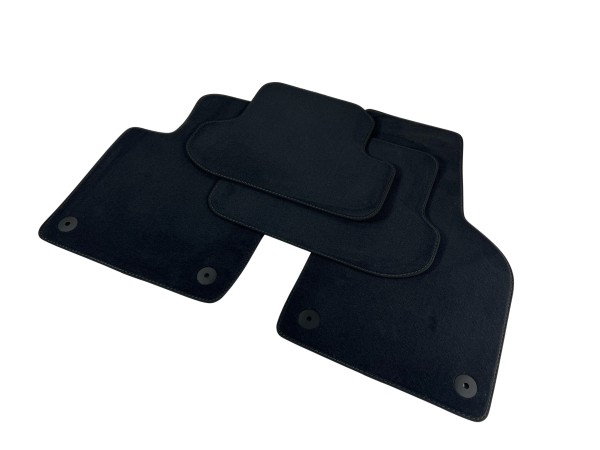 VW Beetle 5C velour floor mats black Artgrey stitching