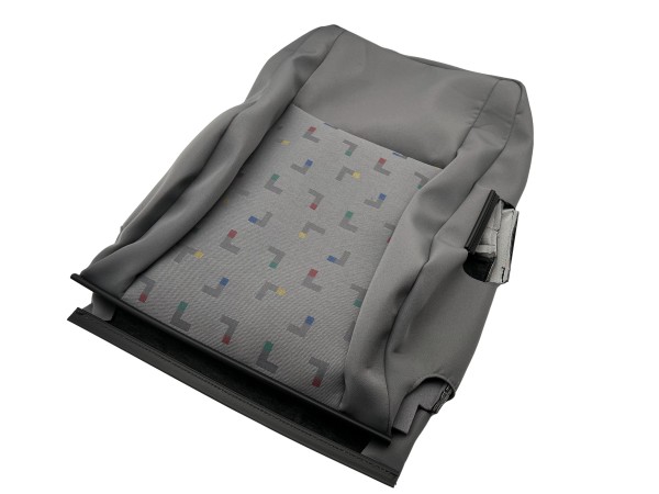 VW T5 Transporter funda respaldo tela asiento conductor izquierda 7H Artgrey asiento giratorio