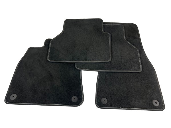 Audi A6 C8 A7 tapis de sol noir velours tapis tissu premium