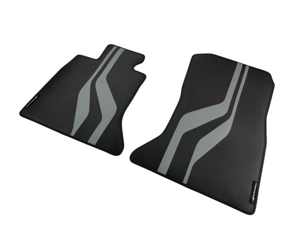BMW 5er Performance Fussmatten Gummi schwarz F10 F11 vorne