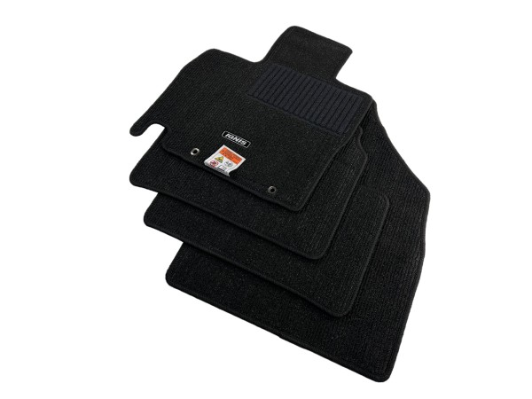 Suzuki Ignis floor mats black velor rubber with logo