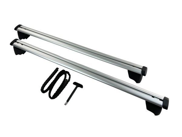 Audi Q5 FY Support bars set base carrier silver aluminum