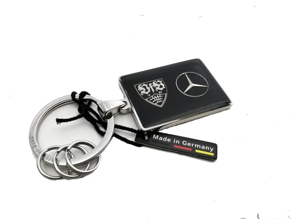 Porte-clés Mercedes Bad Cannstatt acier inoxydable