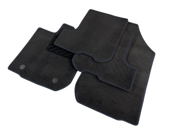 Dacia Duster 2 rubber floor mats black with logo rubber mats