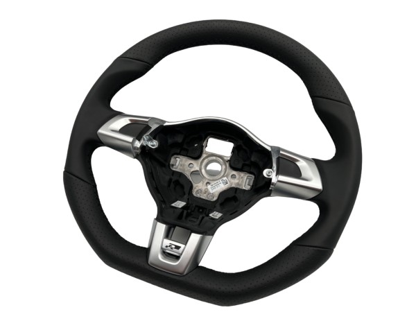 VW R-Line steering wheel sports steering wheel leather perforated flattened Golf 6 VI Scirocco 3