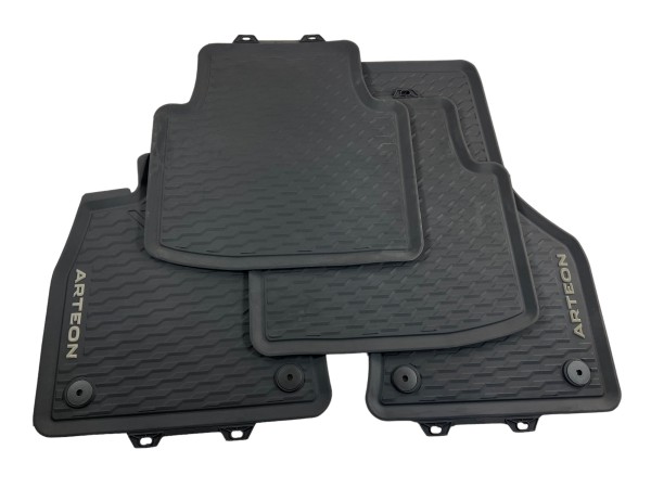 VW Arteon floor mats rubber rubber mats black from 2017