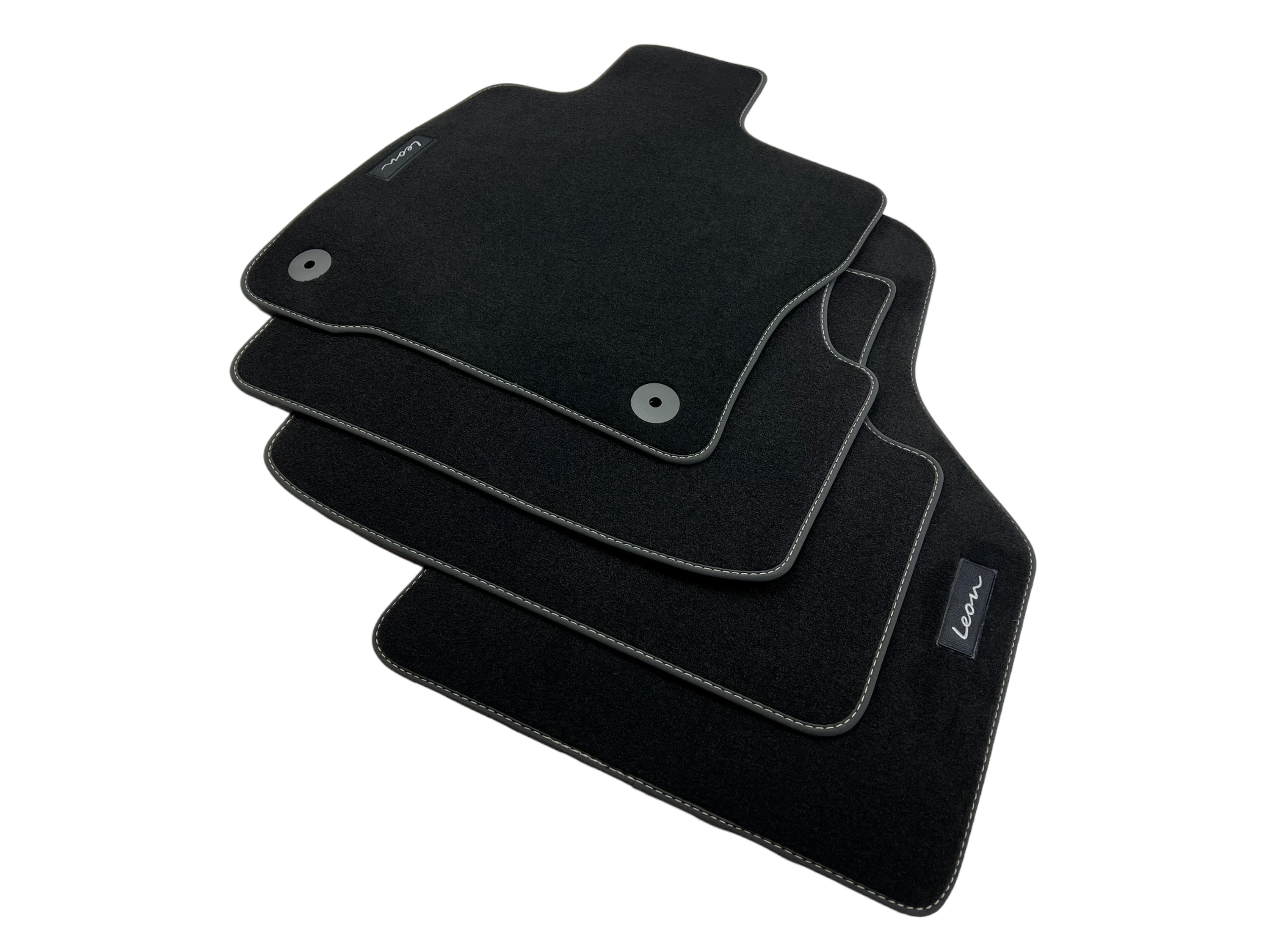 velor RS Floor logo Leon with Original Carsupply New! 3 black 4 mats | Seat and