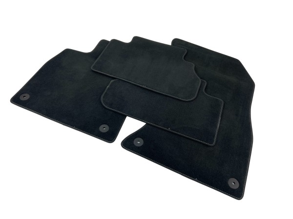 Alfombrillas Audi Q5 FY tejido de moqueta velours negro