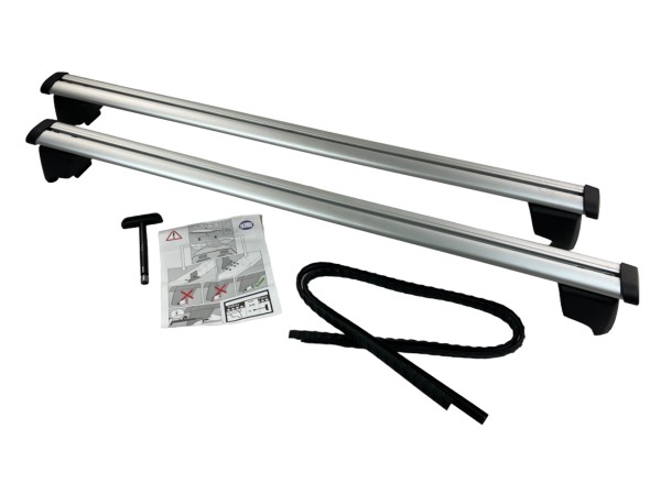 Audi Q5 8R Support rods set base carrier silver