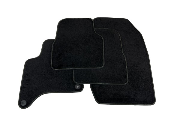 Peugeot 2008 2 Hybrid floor mats velour black carpet fabric