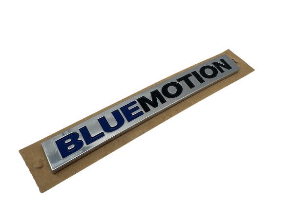 OEM VW Bluemotion Schriftzug Chrom Blau Logo Emblem Volkswagen