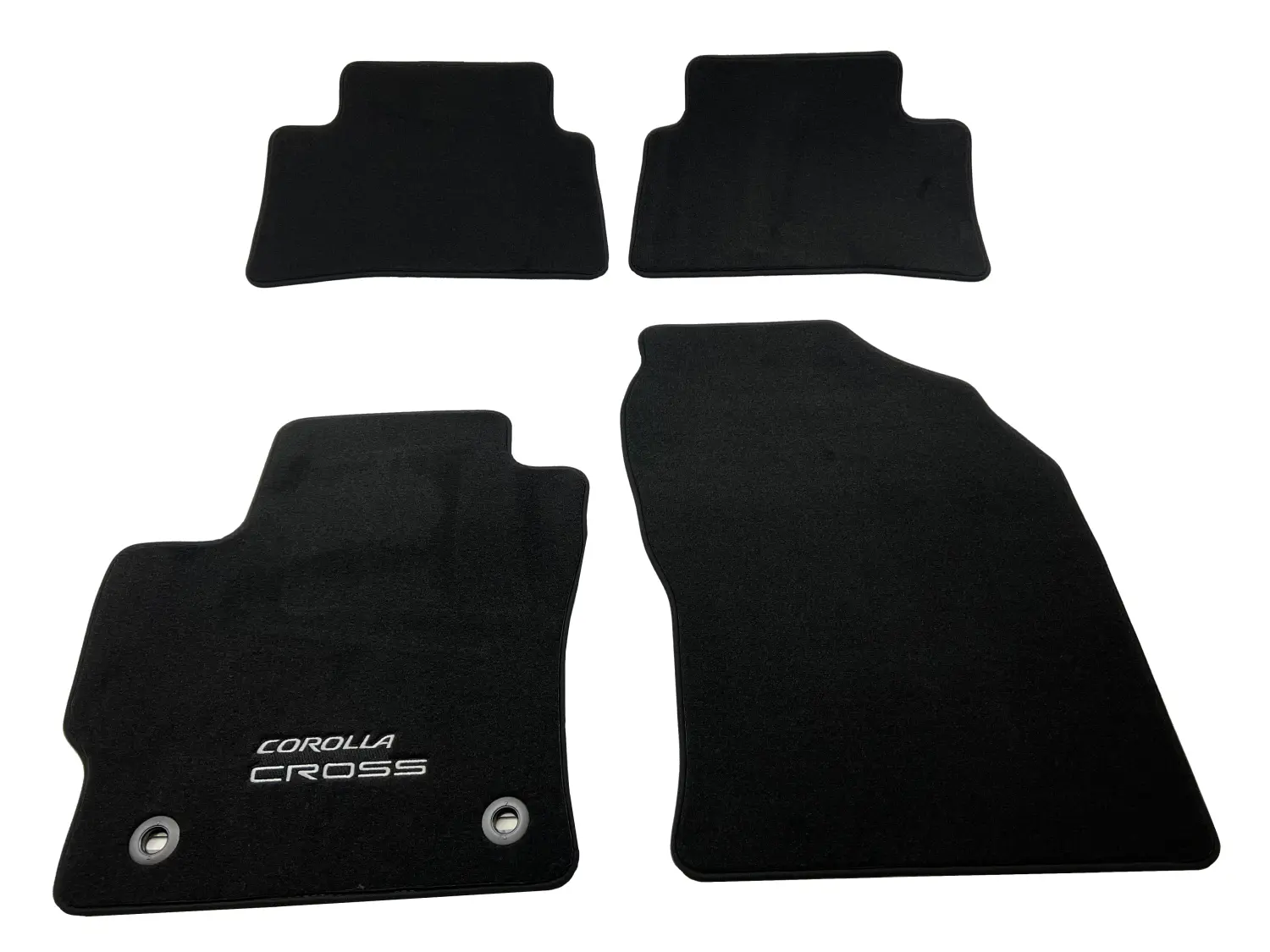 Floor | black RS VeloursFootmats Corolla Toyota Original Cross mats New! | Carsupply