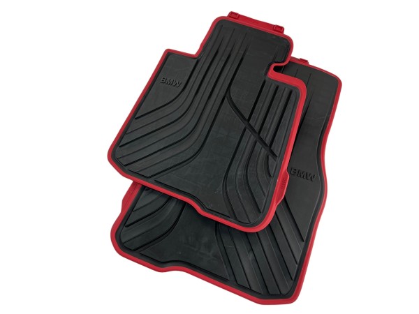 BMW 3 series-4 series rubber floor mats black 2011-2019