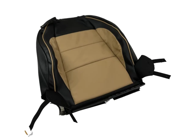 VW EOS 1F backrest cover leather beige right