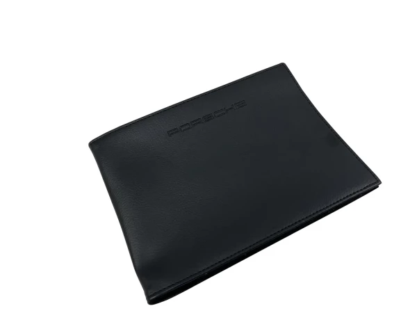 Porsche board folder service folder black with logo