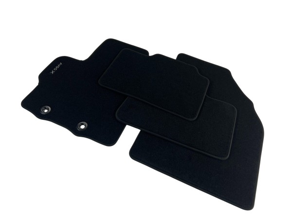 Toyota Yaris Cross vloermatten zwart velours met logo