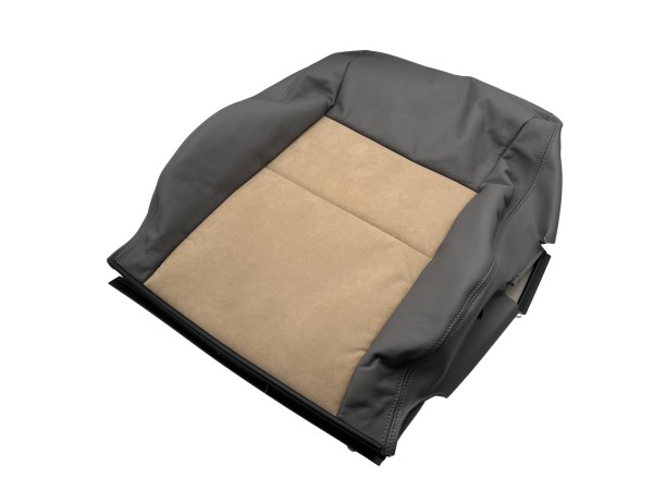 VW T5 funda respaldo asiento conductor funda asiento Alcantara izquierda Artgrey Beige asiento giratorio