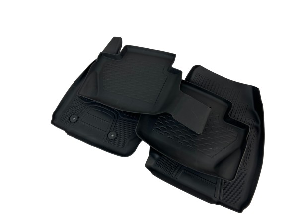 Ford Eco Sport Gummimatten Fußmatten schwarz vorne hinten Wannenform