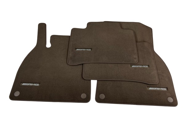 Tapis de sol Mercedes-Benz EQS V297 velours beige