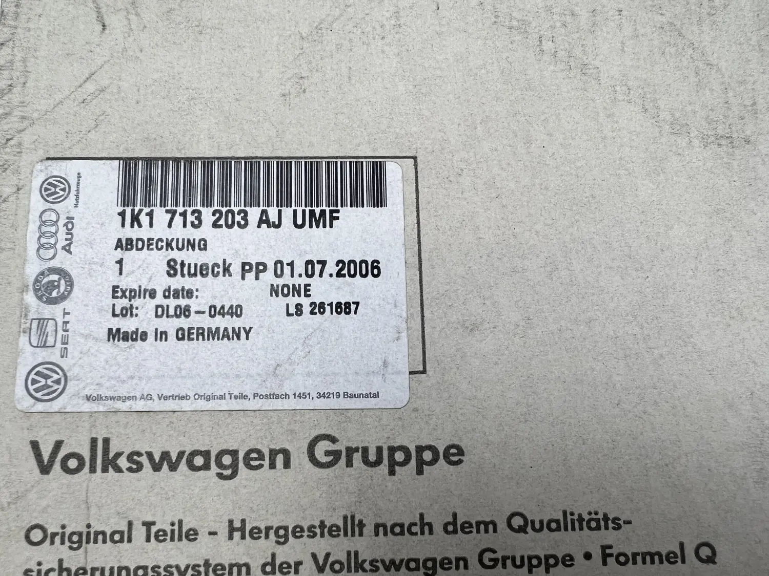 DSG Schaltknauf VW Golf 5 V Leder schwarz Neu!