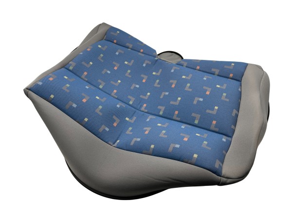 VW T5 funda de tela asiento izquierdo Artgrey azul doble asiento banco delantero 7H