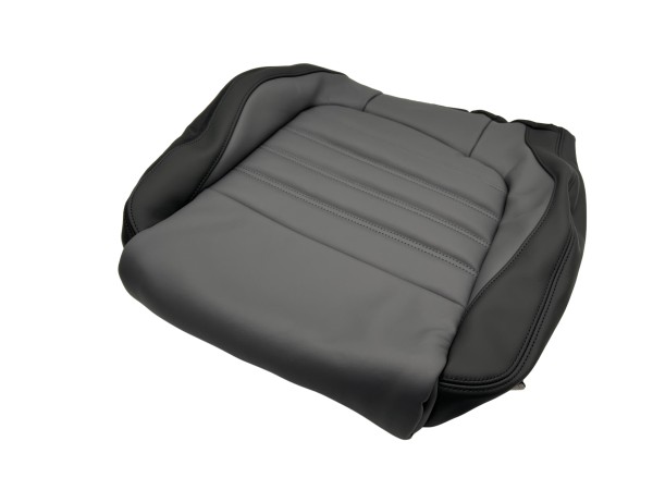 VW Touareg 7P funda asiento titanio negro flint gris asiento izquierdo cuero napa