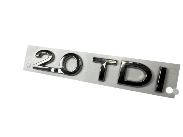 2,0 TDI Schriftzug VW Audi Seat Skoda Logo Emblem