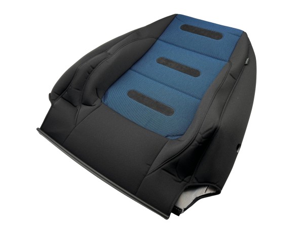 VW Tiguan 1 5N fabric leather backrest cover driver seat left cover black blue