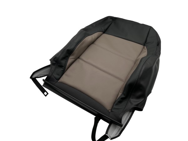 Funda respaldo asiento conductor VW Touran 1T piel antracita latte macchiato