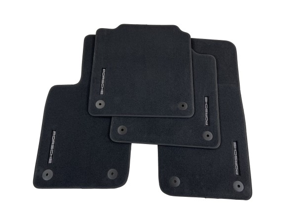 Porsche Panamera 971 972 Floor mats velour black executive long wheelbase