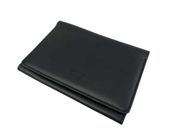 Volvo board folder service folder black with logo
