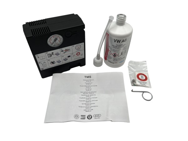 Outillage TMS Outillage de bord Kit de dépannage Compresseur Lait d'étanchéité VW Audi Seat MHD 2027