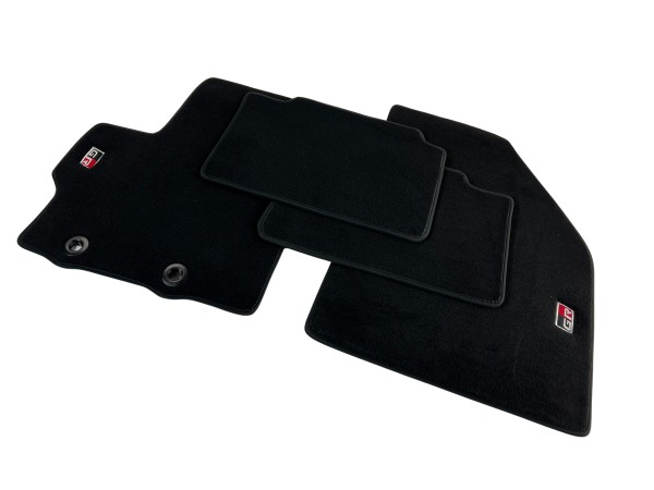 Tapis de sol Toyota Yaris Cross GR Sport noir velours avec logo