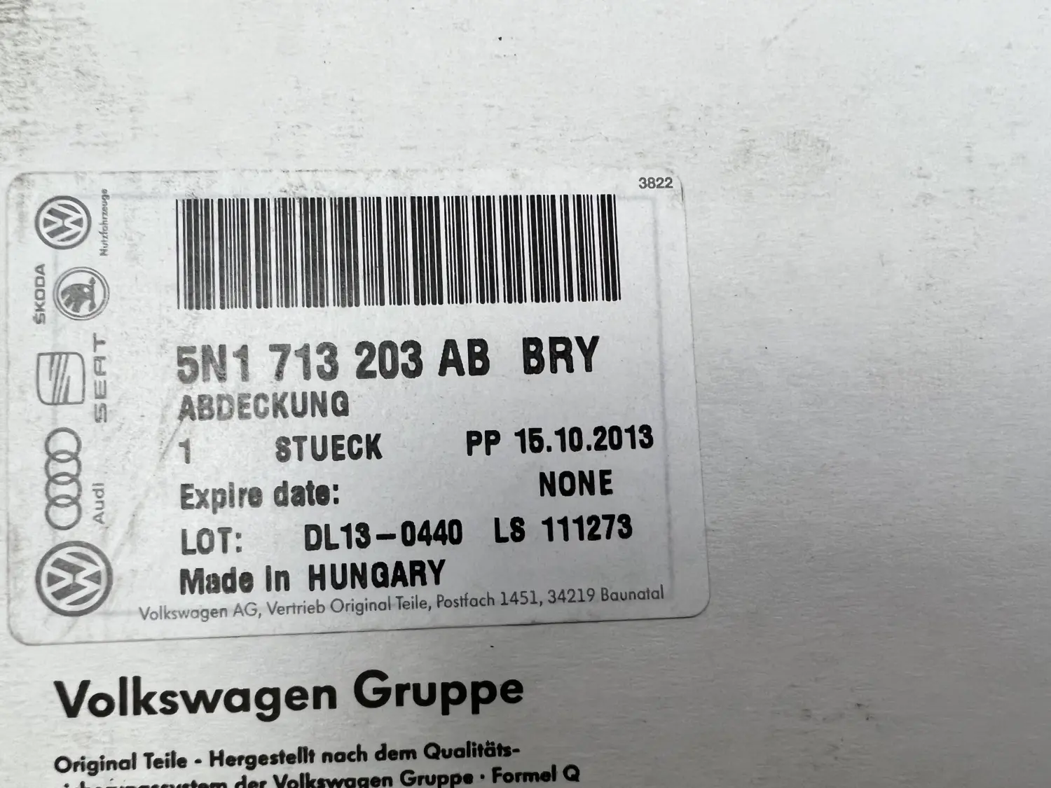 DSG Schaltknauf VW Tiguan BW2 Hebel Allspace DSG Neu!