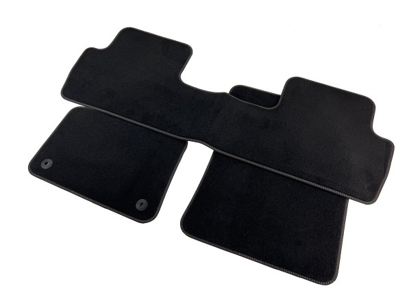 Peugeot 5008 II GT-Line floor mats velour black carpet fabric