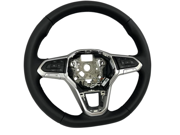Multifunction steering wheel VW Golf 8 VIII steering wheel leather black liquid