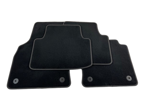 VW Passat 3G B8 floor mats black velour right-hand drive RHD