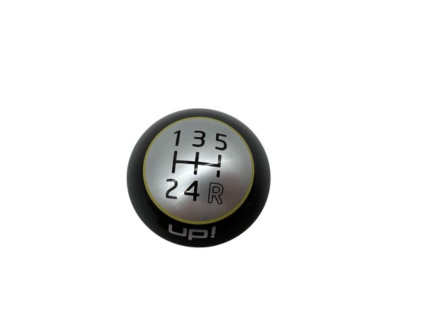 VW UP! 5 gear sticker gearshift sticker black yellow dial