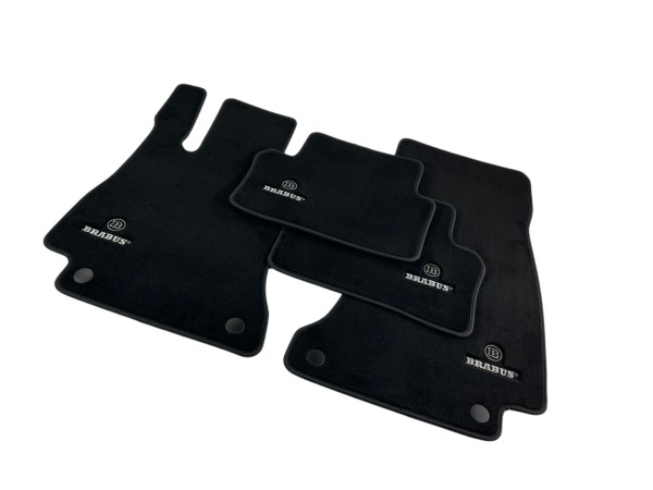 Brabus Mercedes-Benz EQS Tapis de sol V297 velours noir