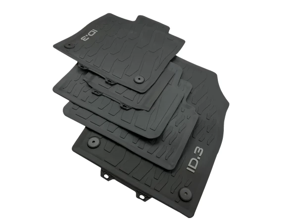 VW ID.3 floor mats black rubber from Bj. 2020