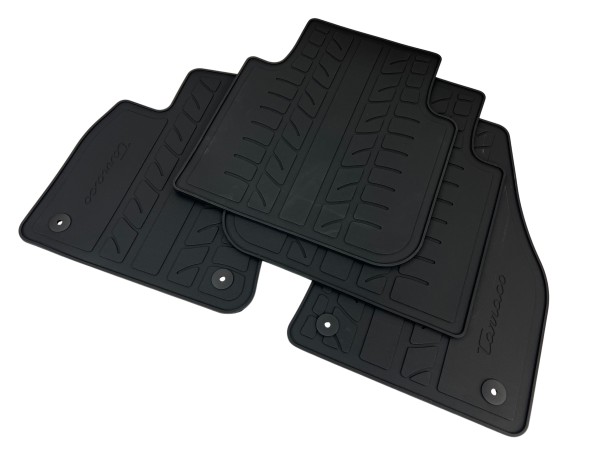 Seat Tarraco KN Tapis en caoutchouc Tapis de sol en caoutchouc noir avec inscription