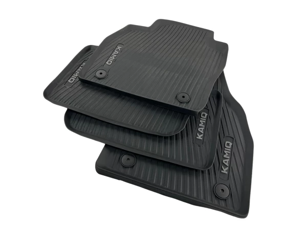 Skoda Kamiq rubber floor mats black from 2018