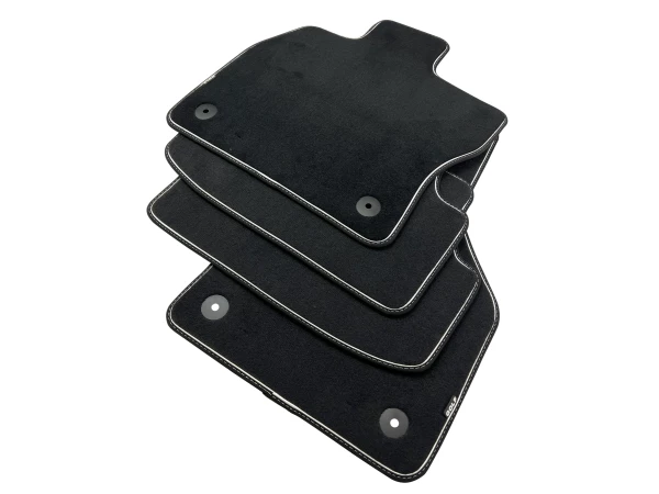 VW Golf 7 8 floor mats black with logo 5G1 from 2012
