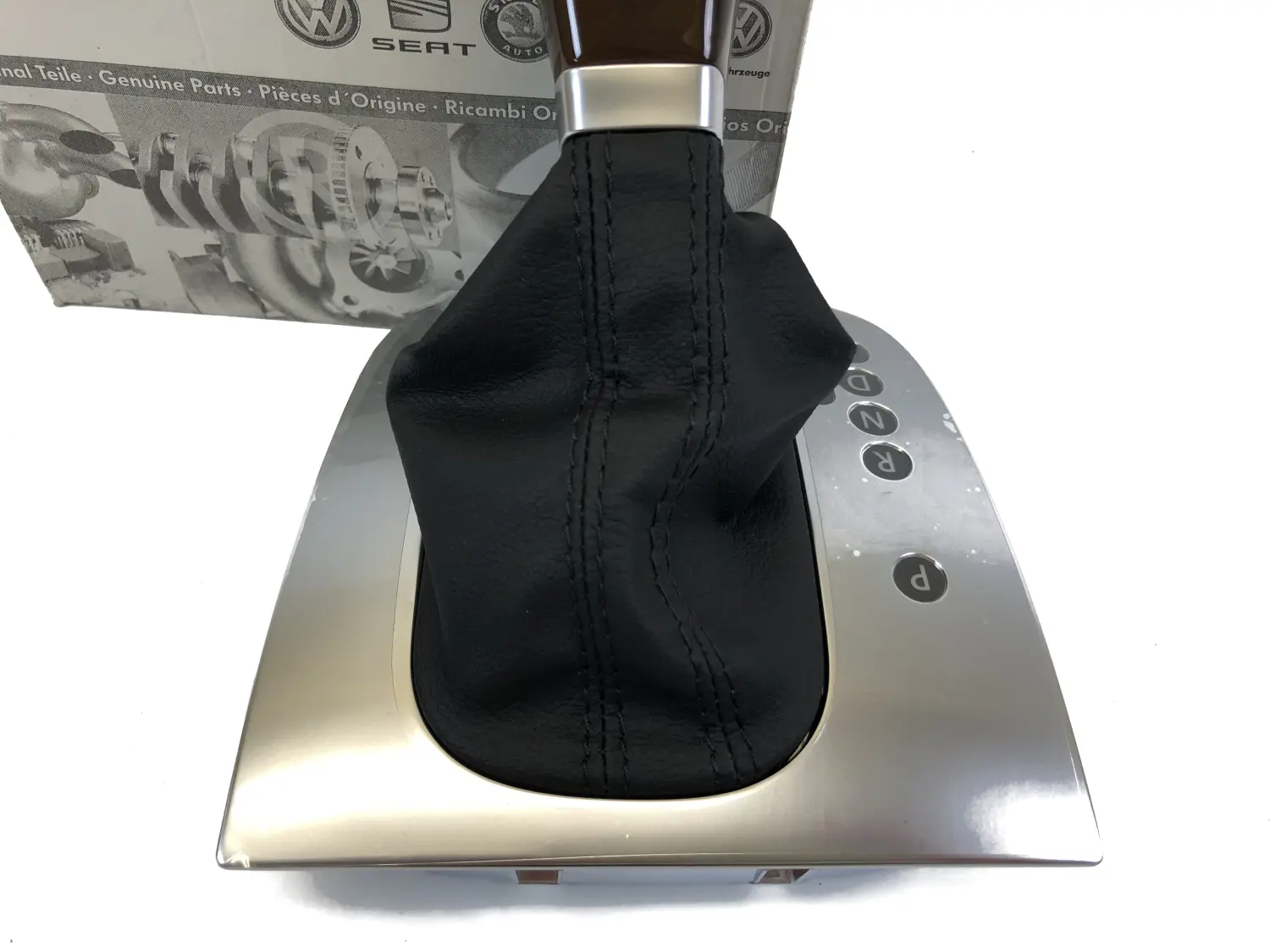 Schaltknauf Schalthebel Schaltung Silber matt 6 G passend für Golf 5 6 7  Jetta