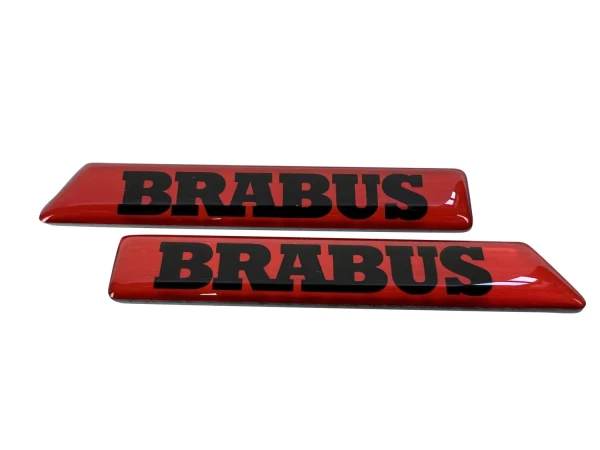 Brabus Logo G-Class 464 Red-Black Fender